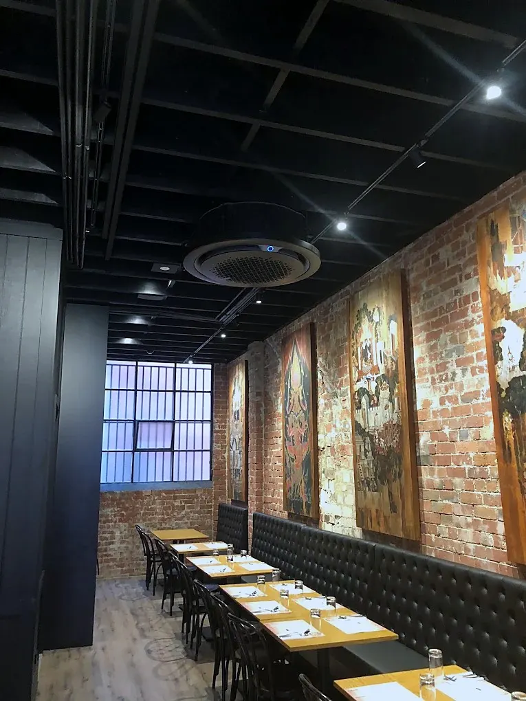 Ceiling cassette we installed in a restaurant fit-out