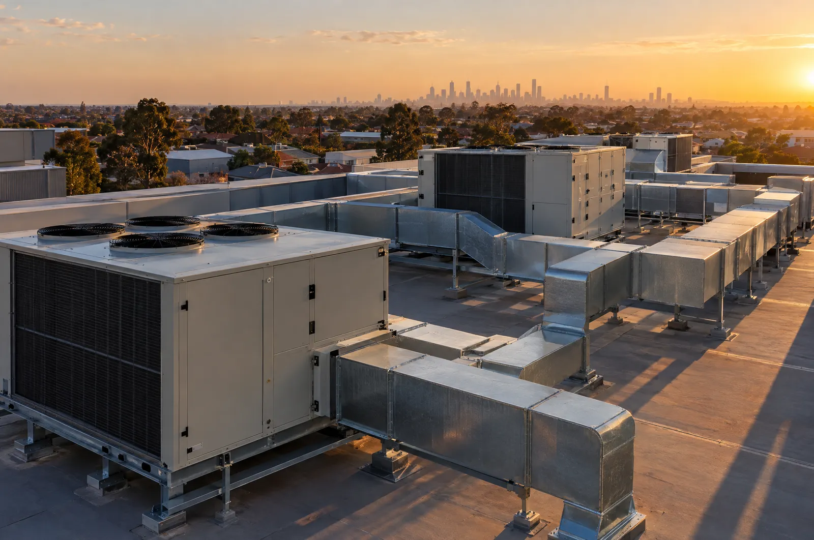Air conditioning installed in a home near Melbourne CBD